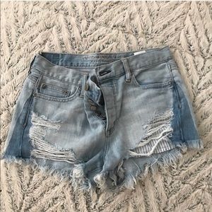 American eagle fringe shorts